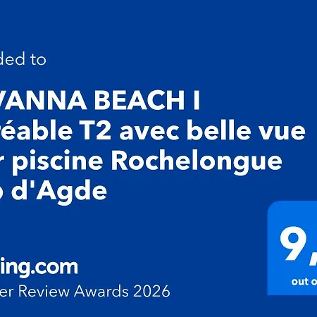 Apartment Savanna I Agreable T2 Avec Belle Vue Piscine Rochelongue Cap D'agde *